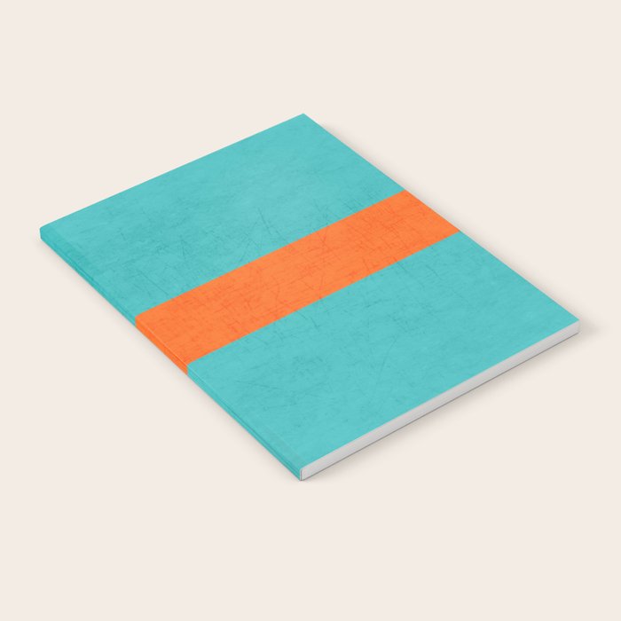 aqua and orange classic Notebook Gallery Image 1