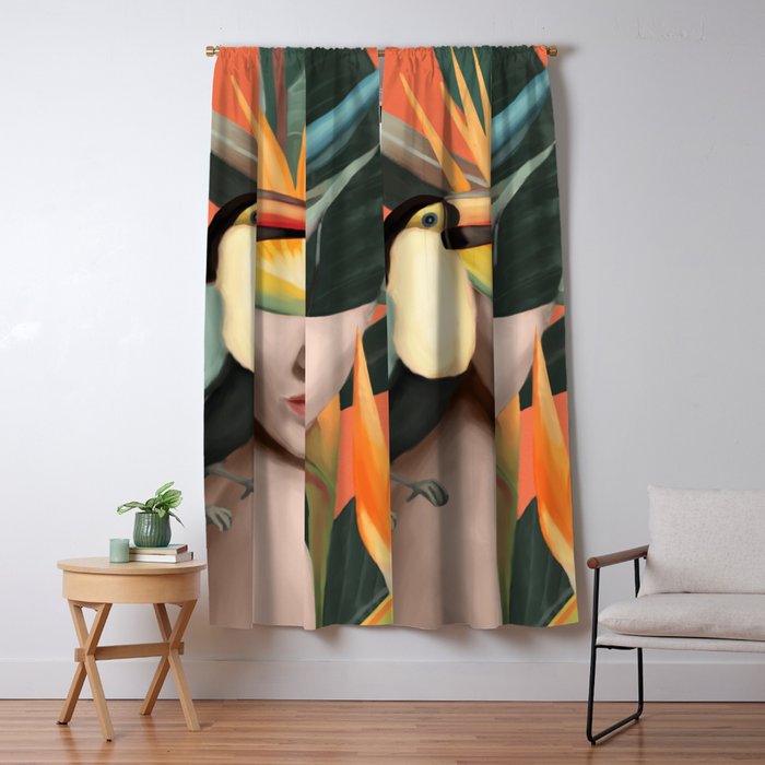 Tropical Reverie Window Curtain Gallery Image 5