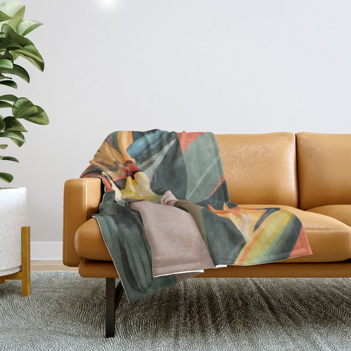 Tropical Reverie Throw Blanket Gallery Image 1