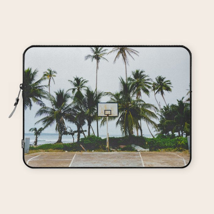 Basketball on Isla Bastimento, Bocas del Toro, Panama Laptop Sleeve Gallery Image 1