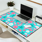 Seashell Pattern - Pink and mint Desk Mat Gallery Image 2