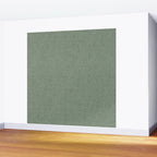 boho triangle stripes - sage Wall Mural Gallery Image 2