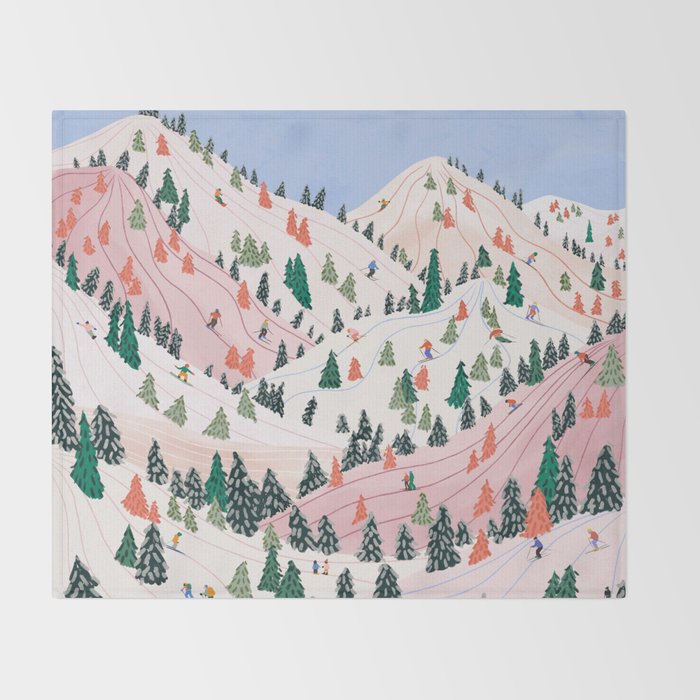 Winter Wonderland Throw Blanket Gallery Image 2