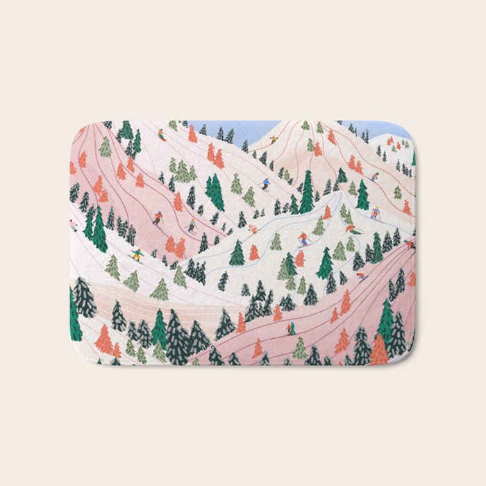 Winter Wonderland Bath Mat Gallery Image 1