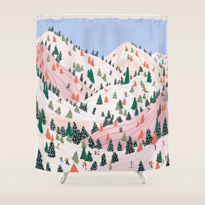 Winter Wonderland Shower Curtain Gallery Image 1