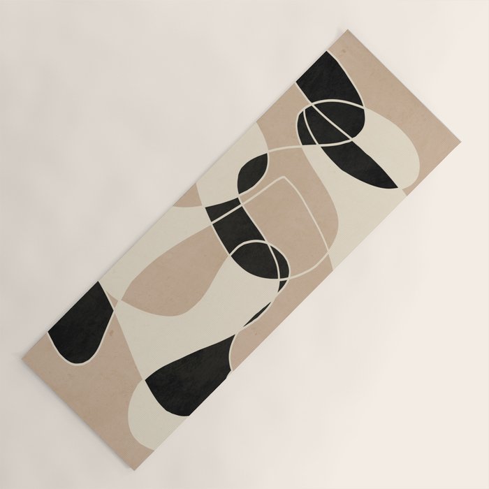 Modern Abstract Minimal Art 23 Yoga Mat Gallery Image 1