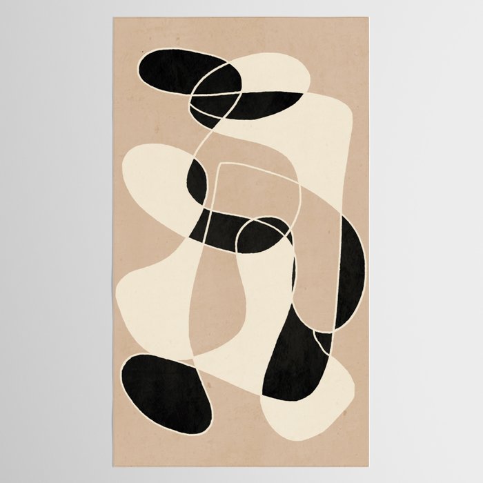 Modern Abstract Minimal Art 23 Tablecloth Gallery Image 2