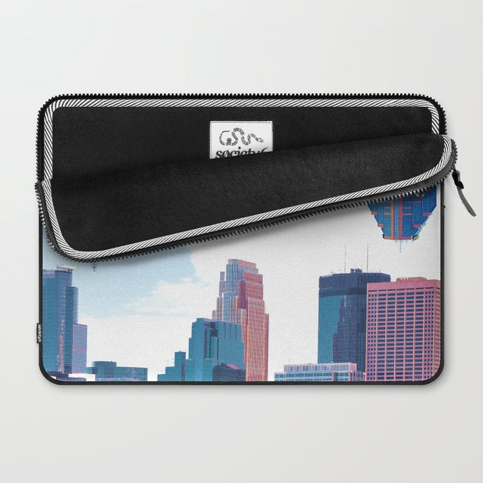 Twin Cities Minneapolis and Saint Paul Laptop Sleeve Gallery Image 2
