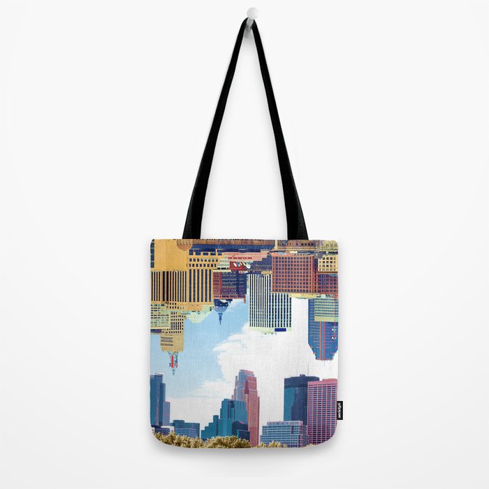 Twin Cities Minneapolis and Saint Paul Tote Bag Gallery Image 2