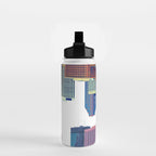 Twin Cities Minneapolis and Saint Paul Water Bottle Gallery Image 2