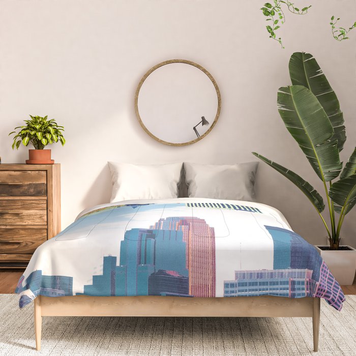Twin Cities Minneapolis and Saint Paul Comforter Gallery Image 3