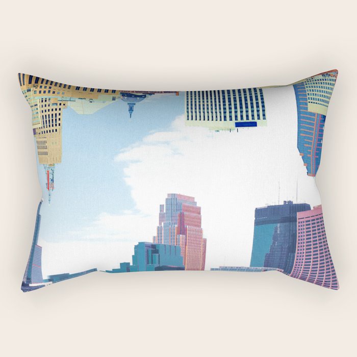Twin Cities Minneapolis and Saint Paul Rectangular Pillow Gallery Image 2