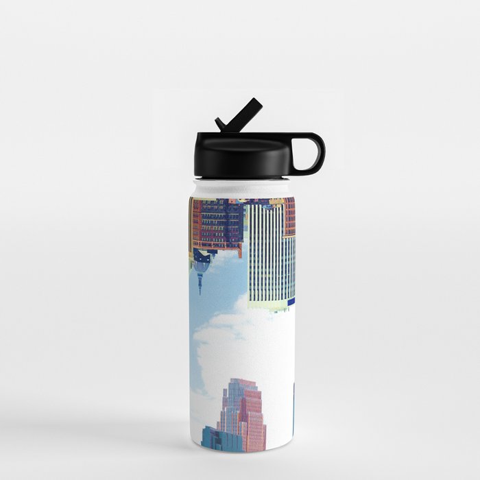 Twin Cities Minneapolis and Saint Paul Water Bottle Gallery Image 1