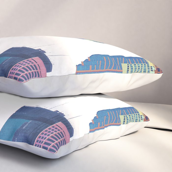 Twin Cities Minneapolis and Saint Paul Pillow Sham Gallery Image 3