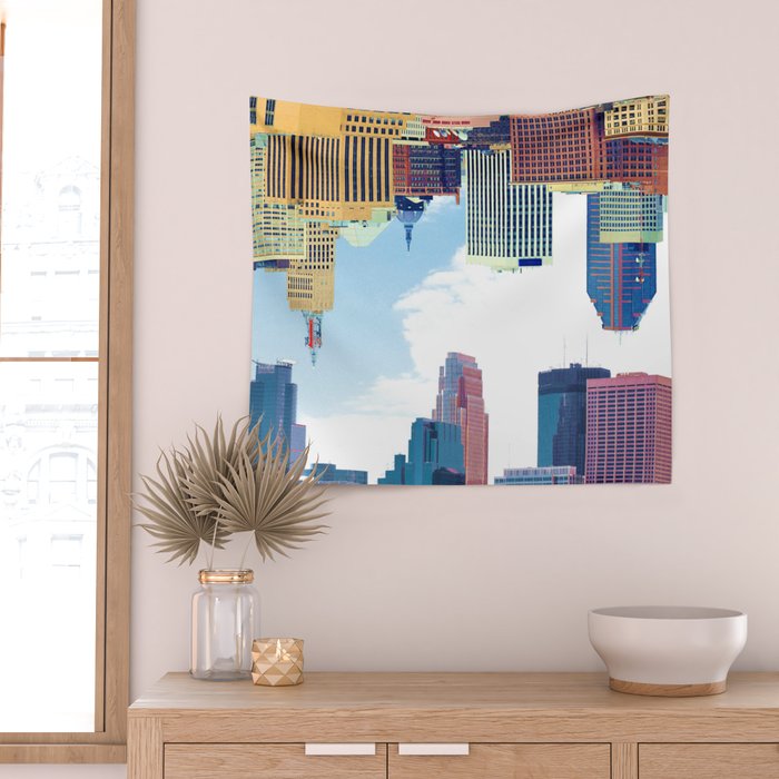 Twin Cities Minneapolis and Saint Paul Wall Tapestry Gallery Image 2
