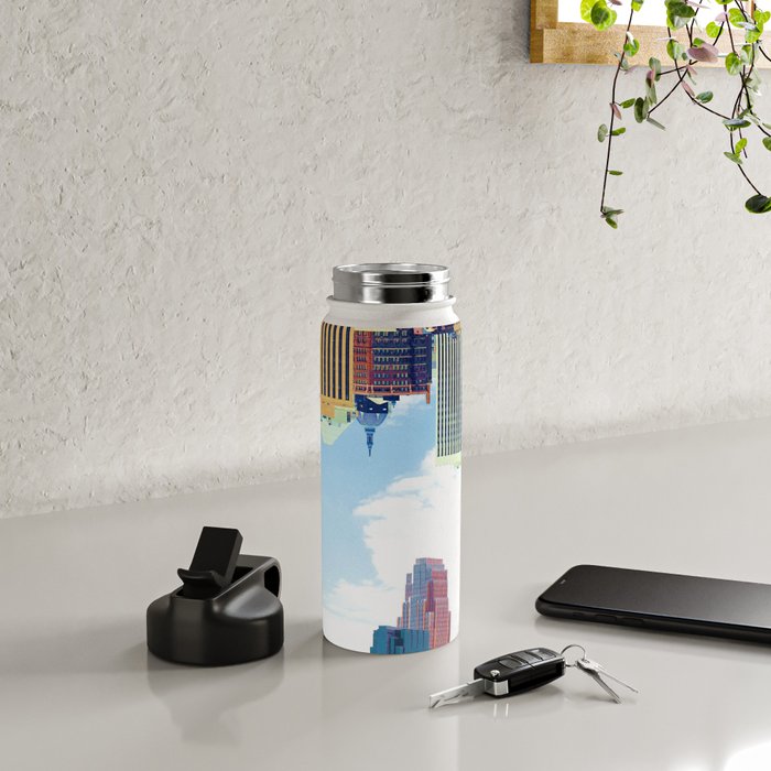 Twin Cities Minneapolis and Saint Paul Water Bottle Gallery Image 4