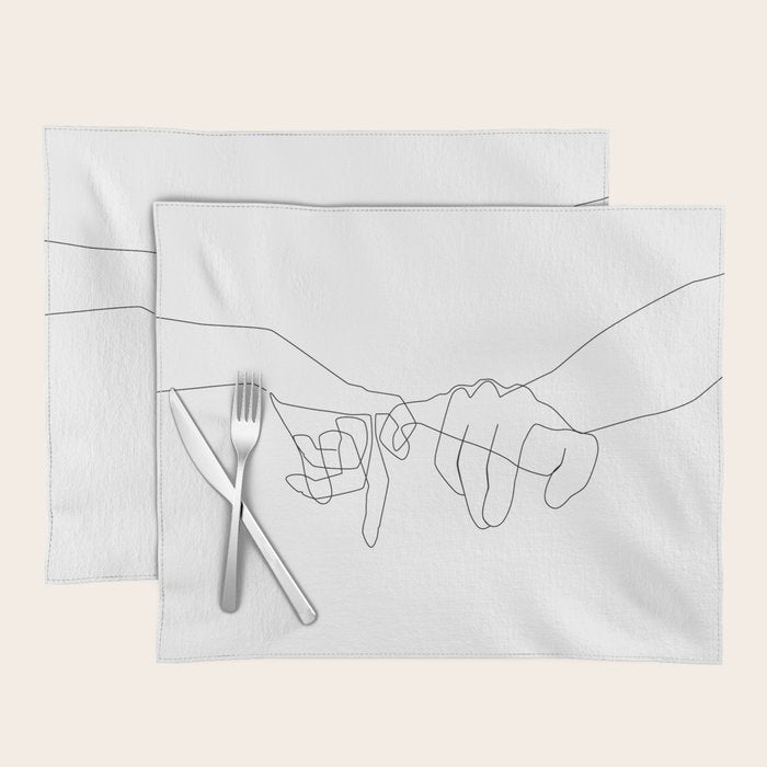 Pinky Swear Placemat Gallery Image 1