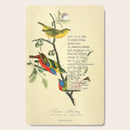 Painted Bunting from 'An Almanac of Birds - Divinations for Uncertain Days' (almanacofbirds.org) Cutting Board Gallery Image 1