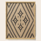 Traditional Bohemian African Moroccan Style  Serving Tray Gallery Image 1