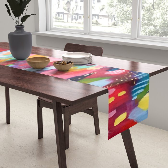 EttaVee Brushstroke no. 136 Table Runner Gallery Image 2