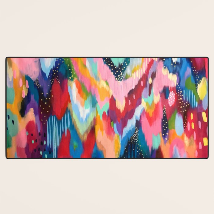EttaVee Brushstroke no. 136 Desk Mat Gallery Image 3