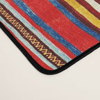 Qashqaâi Antique Fars Southwest Persian Striped Kilim Print Desk Mat Gallery Image 4