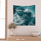Ocean Waves Wall Tapestry Gallery Image 2