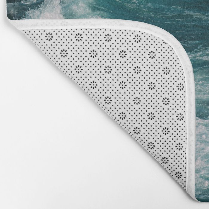 Ocean Waves Bath Mat Gallery Image 2