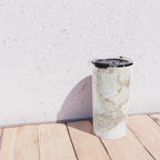 Marble Natural Stone Grey Veining Quartz Travel Mug Gallery Image 4