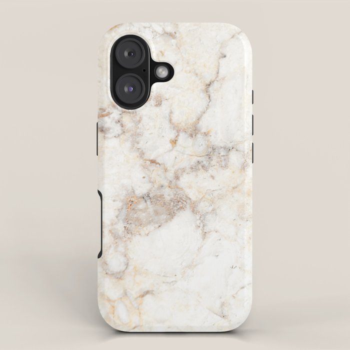 Marble Natural Stone Grey Veining Quartz iPhone Case Gallery Image 1