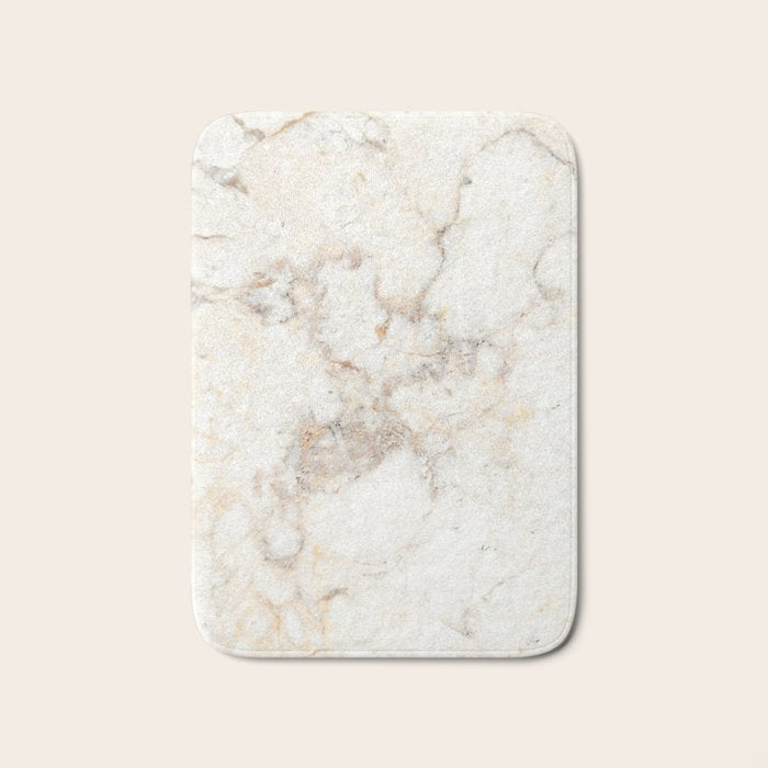 Marble Natural Stone Grey Veining Quartz Bath Mat Gallery Image 1