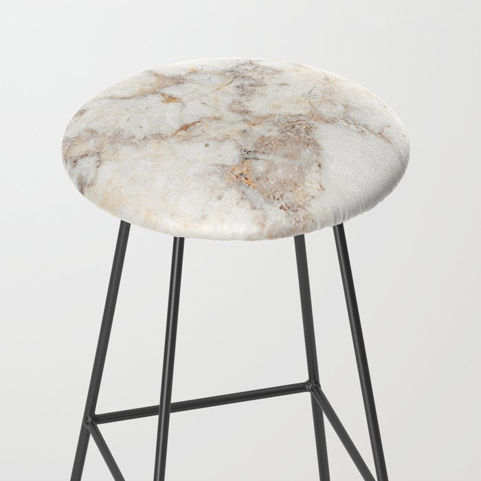 Marble Natural Stone Grey Veining Quartz Stool Gallery Image 2