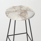 Marble Natural Stone Grey Veining Quartz Stool Gallery Image 2