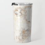 Marble Natural Stone Grey Veining Quartz Travel Mug Gallery Image 3