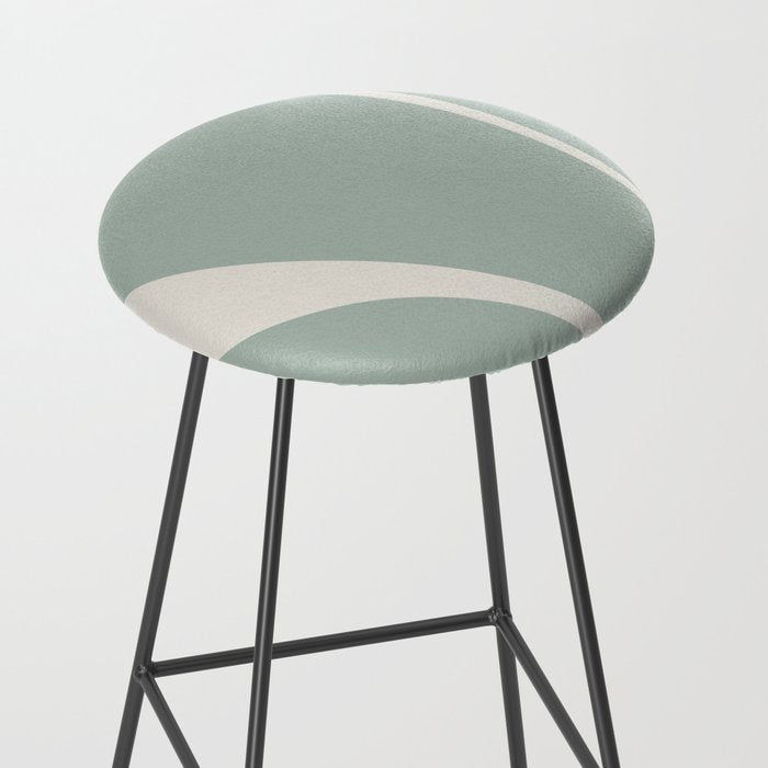 Minimalist Plant Abstract XXIII Stool Gallery Image 2