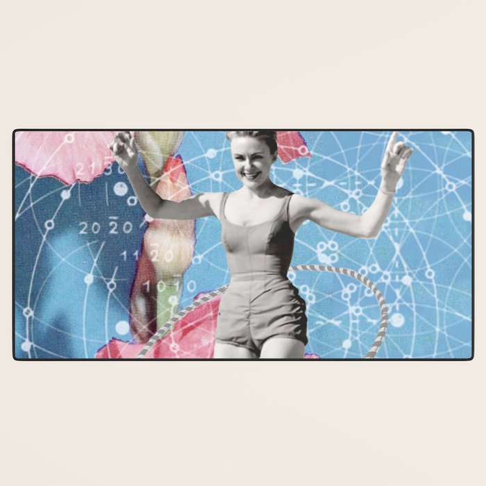 On Joy // Hula-hooping Desk Mat Gallery Image 3