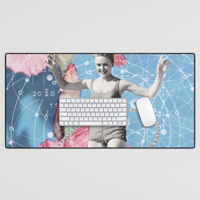 On Joy // Hula-hooping Desk Mat Gallery Image 1