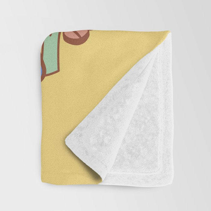 OUTLOOK HOPEFUL (IN YELLOW) Throw Blanket Gallery Image 3