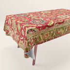 Isphahan Antique Central Persian Rug Print Tablecloth Gallery Image 1