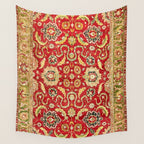 Isphahan Antique Central Persian Rug Print Wall Tapestry Gallery Image 4