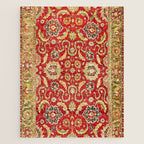 Isphahan Antique Central Persian Rug Print Jigsaw Puzzle Gallery Image 1