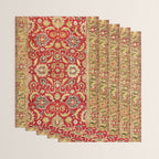 Isphahan Antique Central Persian Rug Print Wrapping Paper Gallery Image 3