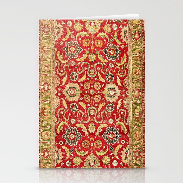 Isphahan Antique Central Persian Rug Print Stationery Card Gallery Image 2