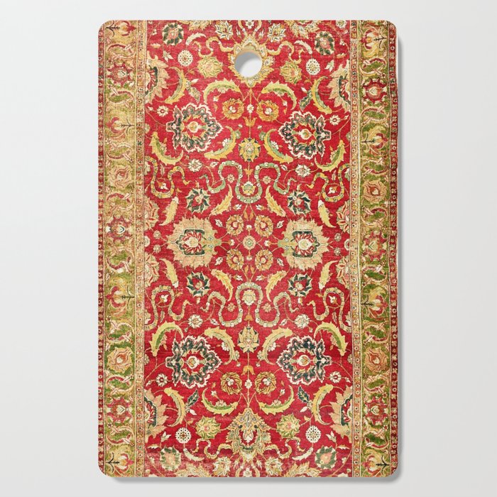 Isphahan Antique Central Persian Rug Print Cutting Board Gallery Image 1