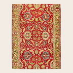 Isphahan Antique Central Persian Rug Print Poster Gallery Image 4
