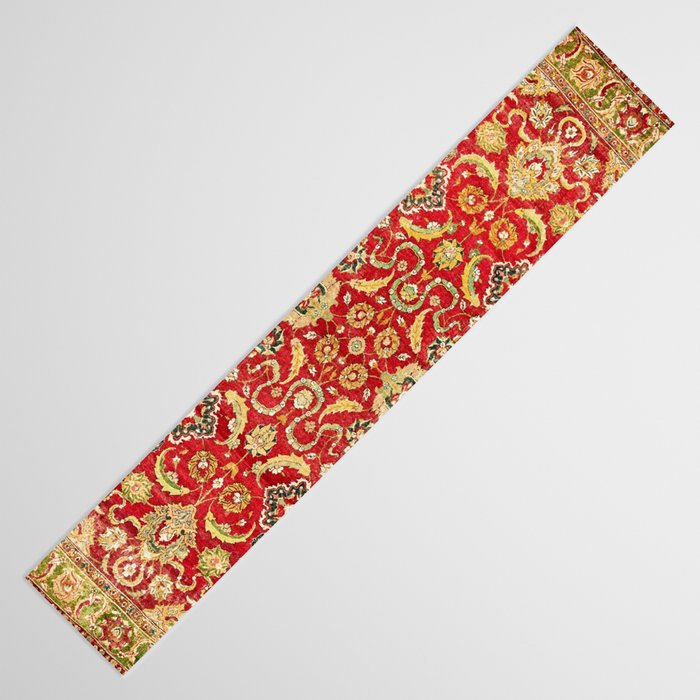 Isphahan Antique Central Persian Rug Print Table Runner Gallery Image 3