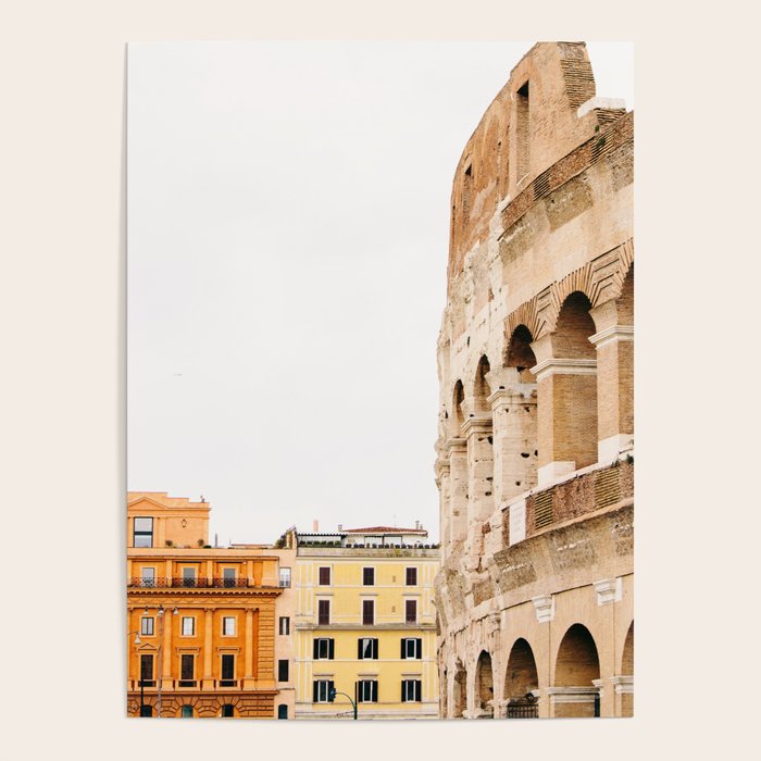 Colosseum - Rome Italy Architecture, Travel Photography Poster Gallery Image 4