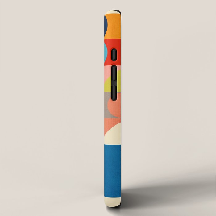 Bold Colorful Geometric Design Bright Vibrant Artwork iPhone Case Gallery Image 2