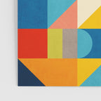 Bold Colorful Geometric Design Bright Vibrant Artwork Poster Gallery Image 3