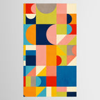 Bold Colorful Geometric Design Bright Vibrant Artwork Tablecloth Gallery Image 2